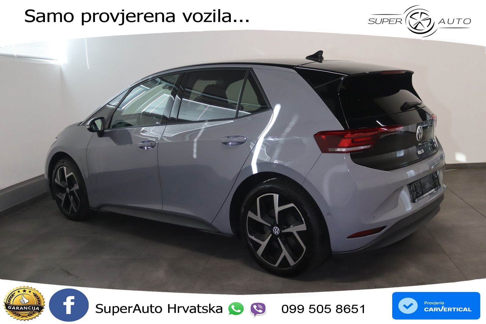 Volkswagen ID.3 Pro 62 kWh (204 KS) LED+GR SJED+ACC