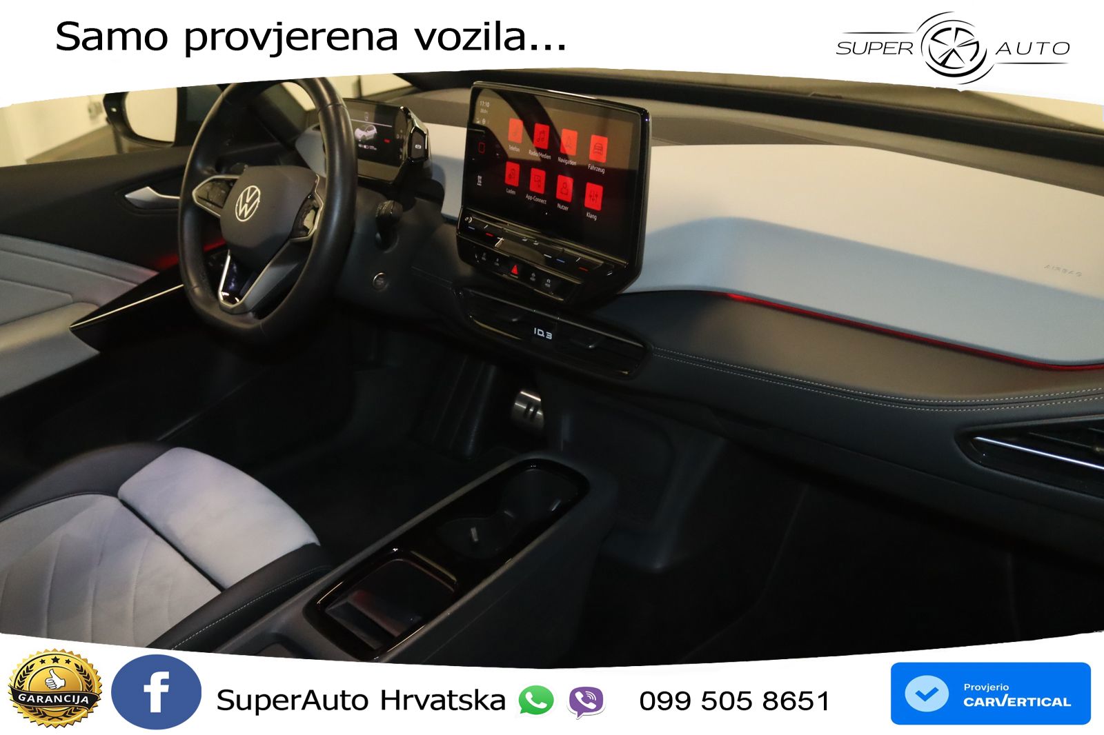 Volkswagen ID.3 Pro 62 kWh (204 KS) LED+GR SJED+ACC