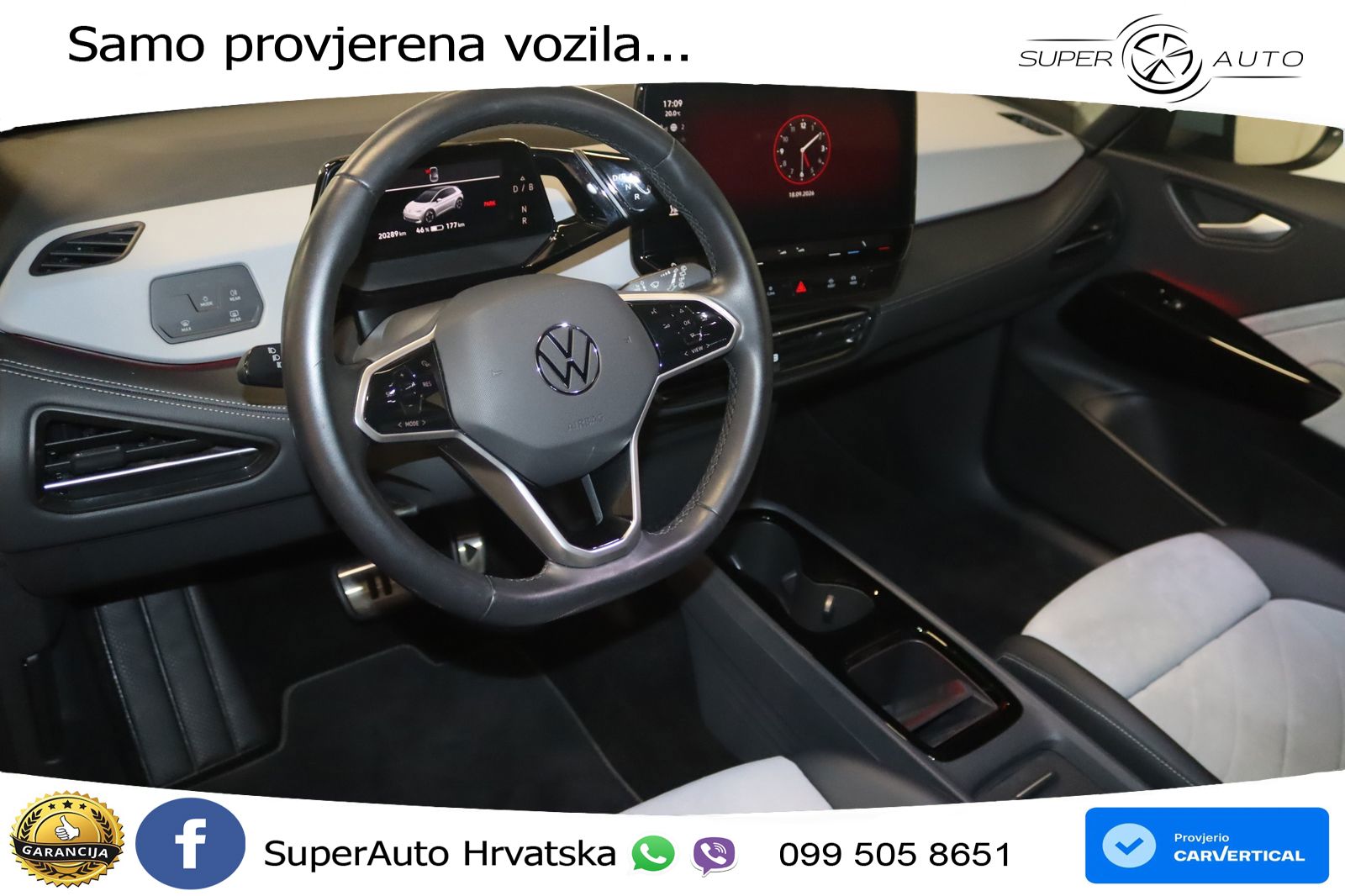 Volkswagen ID.3 Pro 62 kWh (204 KS) LED+GR SJED+ACC