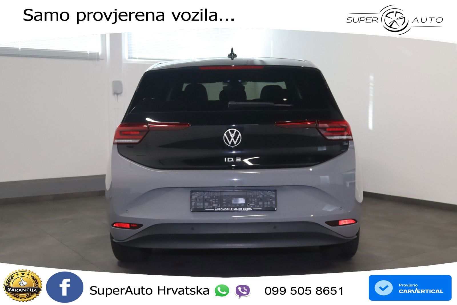 Volkswagen ID.3 Pro 62 kWh (204 KS) LED+GR SJED+ACC