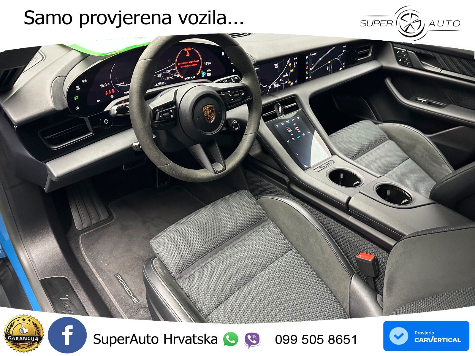 Porsche Taycan Sport Turismo GTS Performance Plus 93.4 kWh (598 KS)