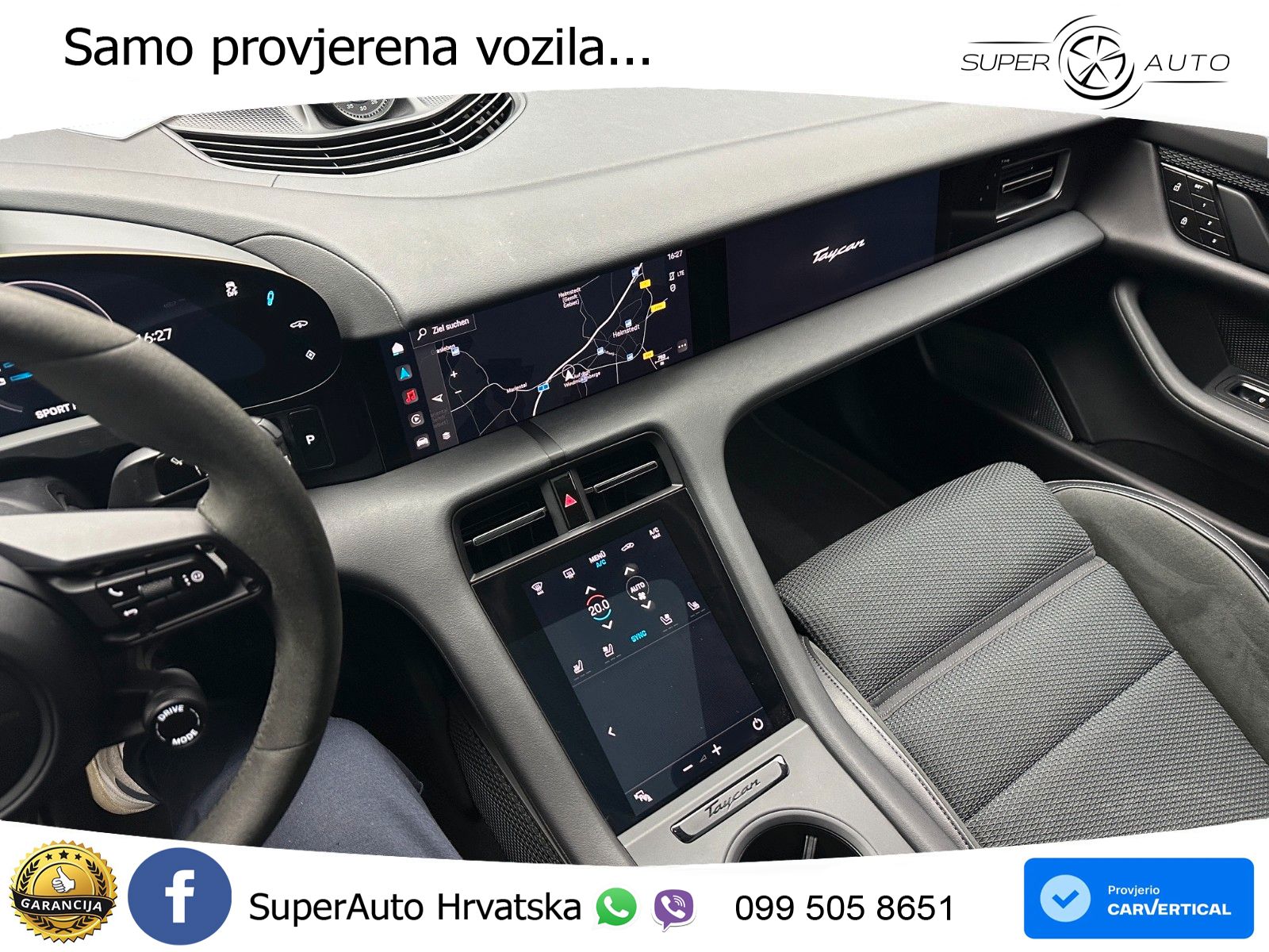 Porsche Taycan Sport Turismo GTS Performance Plus 93.4 kWh (598 KS)