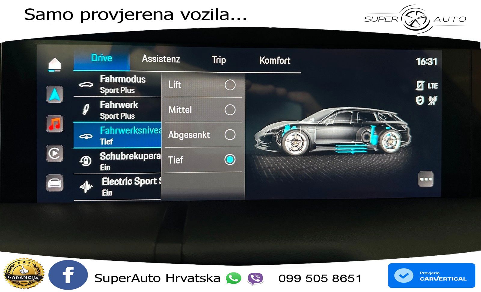 Porsche Taycan Sport Turismo GTS Performance Plus 93.4 kWh (598 KS)