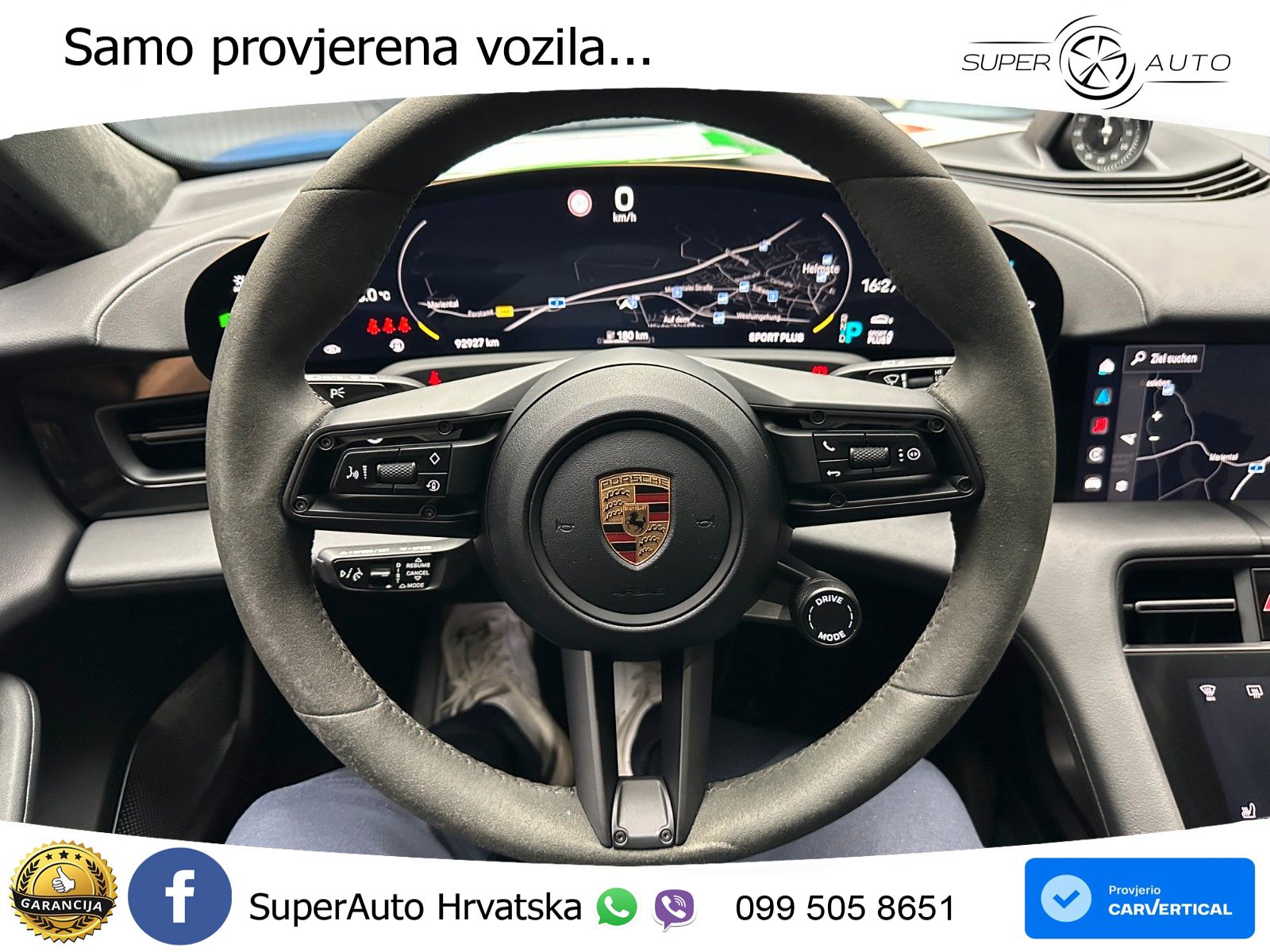 Porsche Taycan Sport Turismo GTS Performance Plus 93.4 kWh (598 KS)