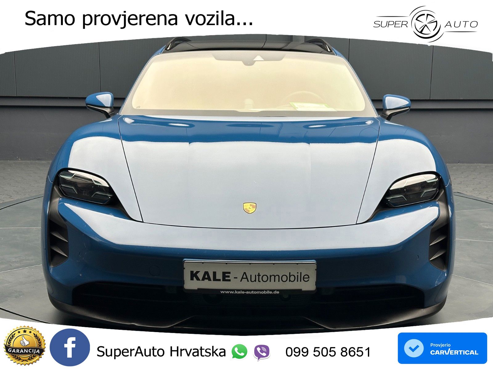 Porsche Taycan Sport Turismo GTS Performance Plus 93.4 kWh (598 KS)