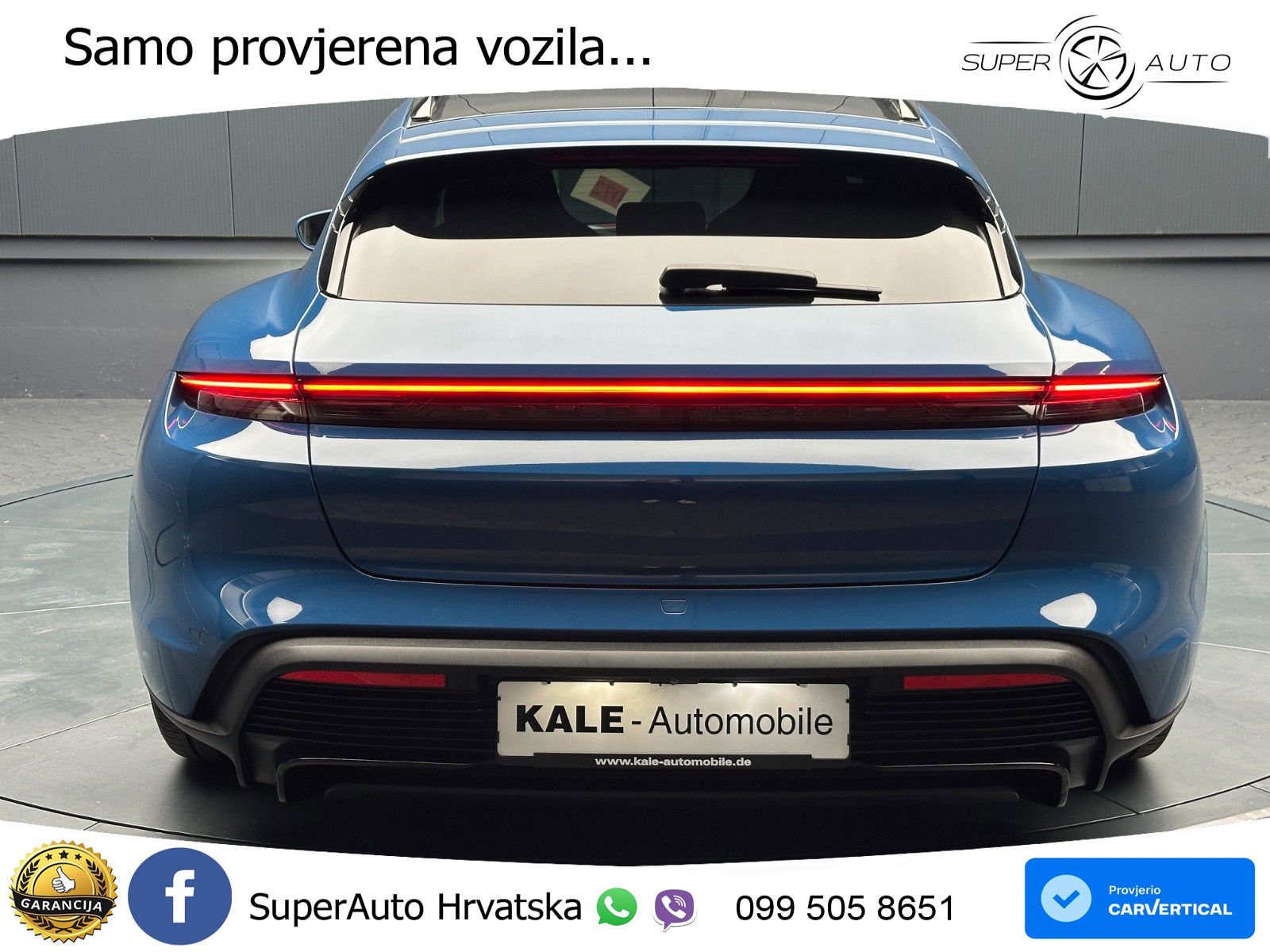 Porsche Taycan Sport Turismo GTS Performance Plus 93.4 kWh (598 KS)
