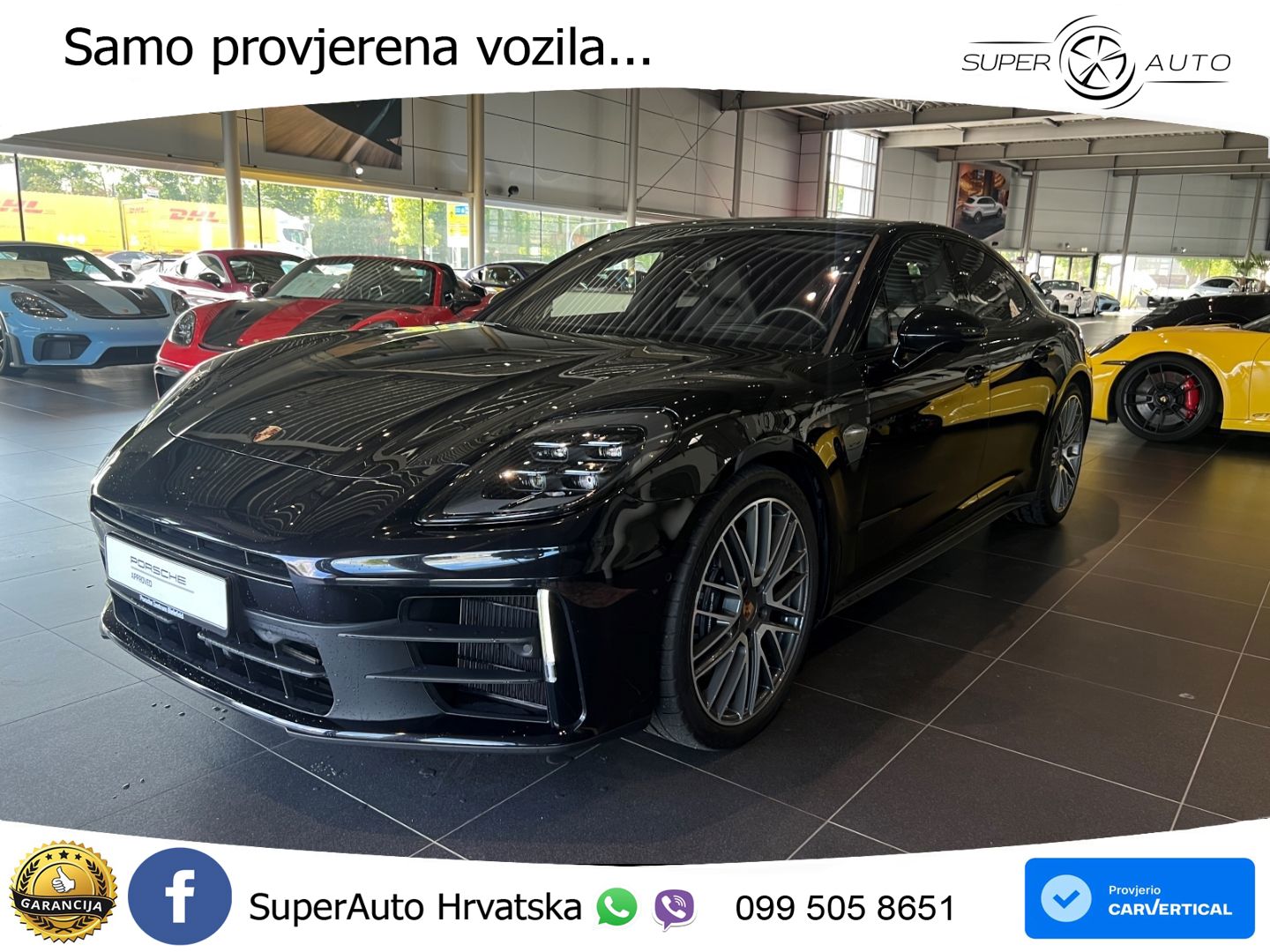 Porsche Panamera 4 2.9 V6 (470 KS) E-Hybrid PDK ZRAČNI+ACC+GR SJED+KAM+PANO
