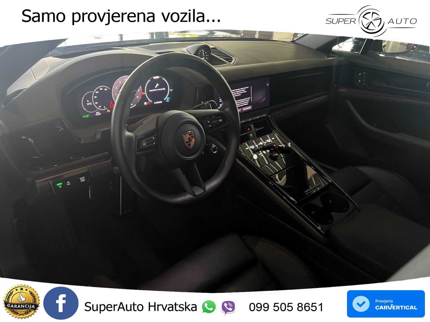 Porsche Panamera 4 2.9 V6 (470 KS) E-Hybrid PDK ZRAČNI+ACC+GR SJED+KAM+PANO