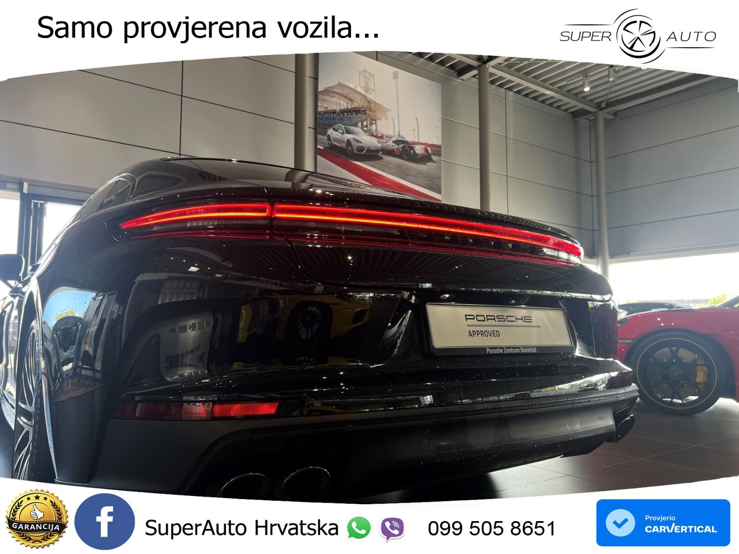 Porsche Panamera 4 2.9 V6 (470 KS) E-Hybrid PDK ZRAČNI+ACC+GR SJED+KAM+PANO