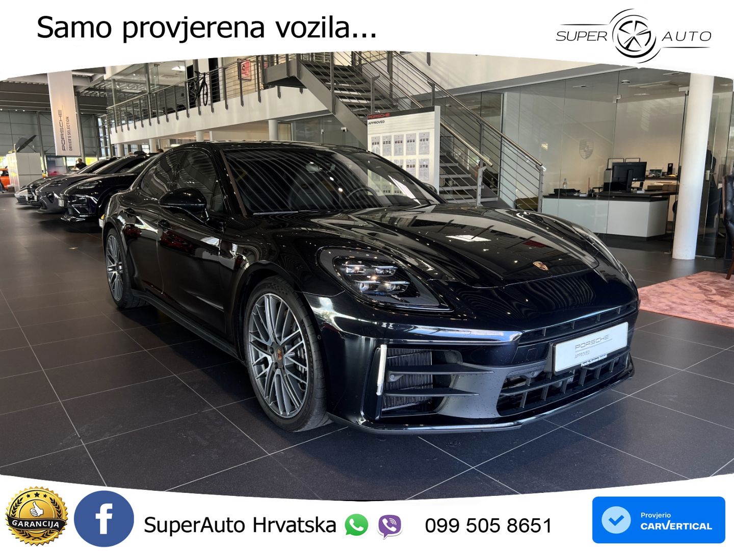 Porsche Panamera 4 2.9 V6 (470 KS) E-Hybrid PDK ZRAČNI+ACC+GR SJED+KAM+PANO