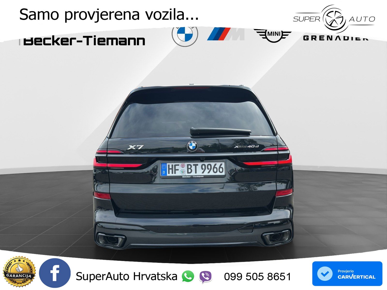 BMW X7 40d (352 KS) xDrive Steptronic LED+GR SJED+ACC