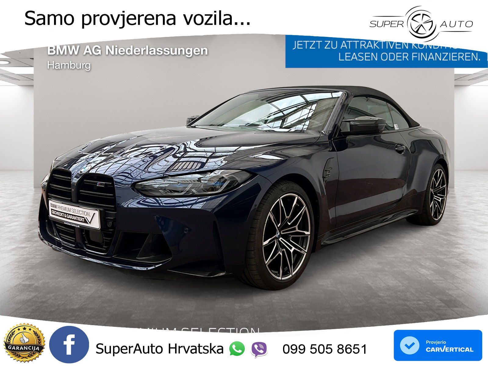 BMW M4 Convertible Competition 3.0 (510 KS) xDrive Steptronic