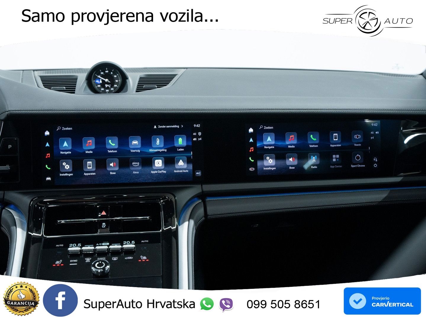 Porsche Panamera 4 2.9 V6 (470 KS) E-Hybrid PDK ACC+HEAD+GR SJED+360+PANO