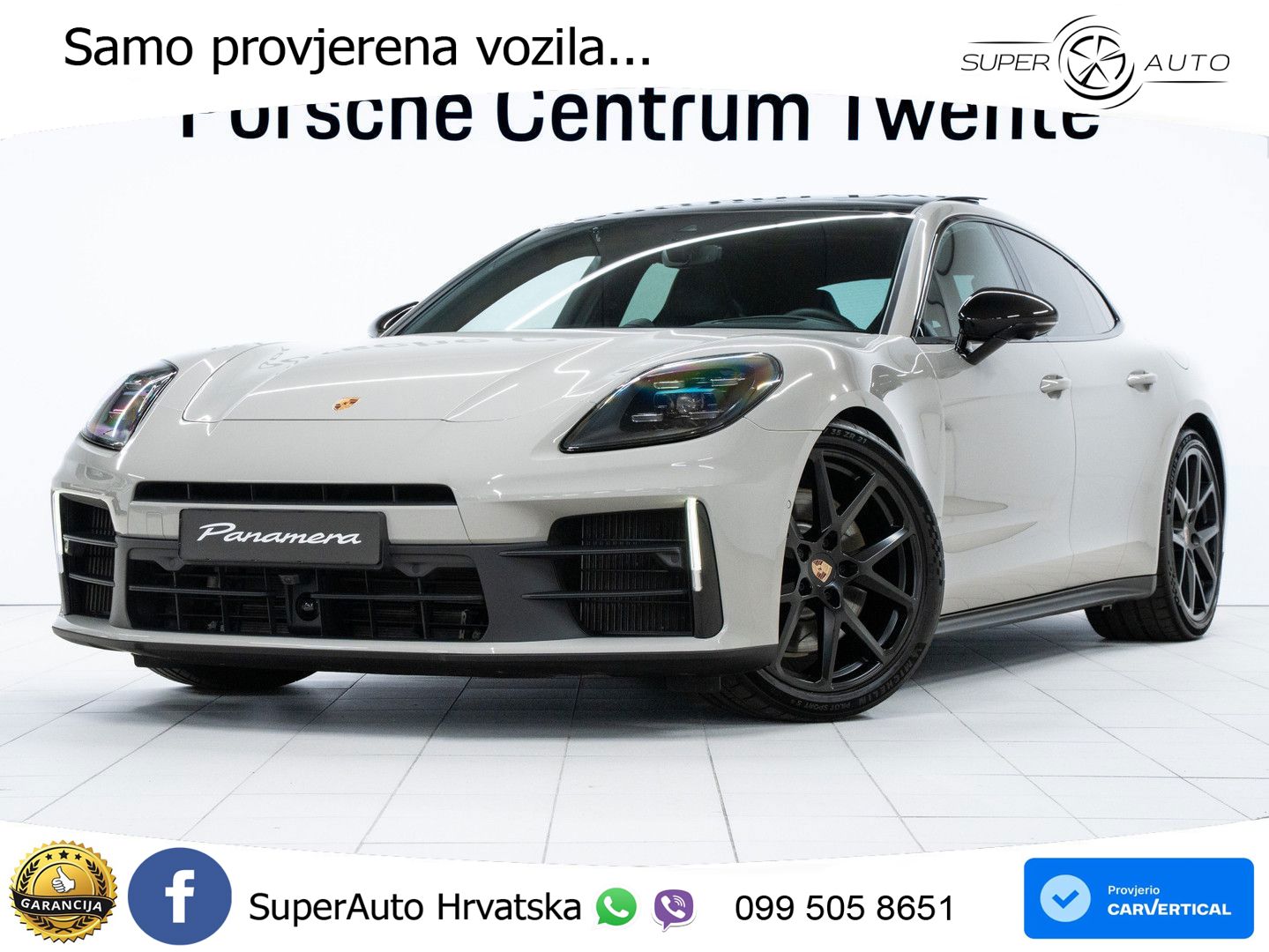 Porsche Panamera 4 2.9 V6 (470 KS) E-Hybrid PDK ACC+HEAD+GR SJED+360+PANO