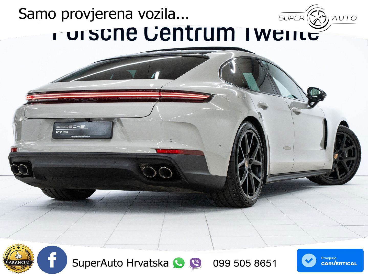 Porsche Panamera 4 2.9 V6 (470 KS) E-Hybrid PDK ACC+HEAD+GR SJED+360+PANO