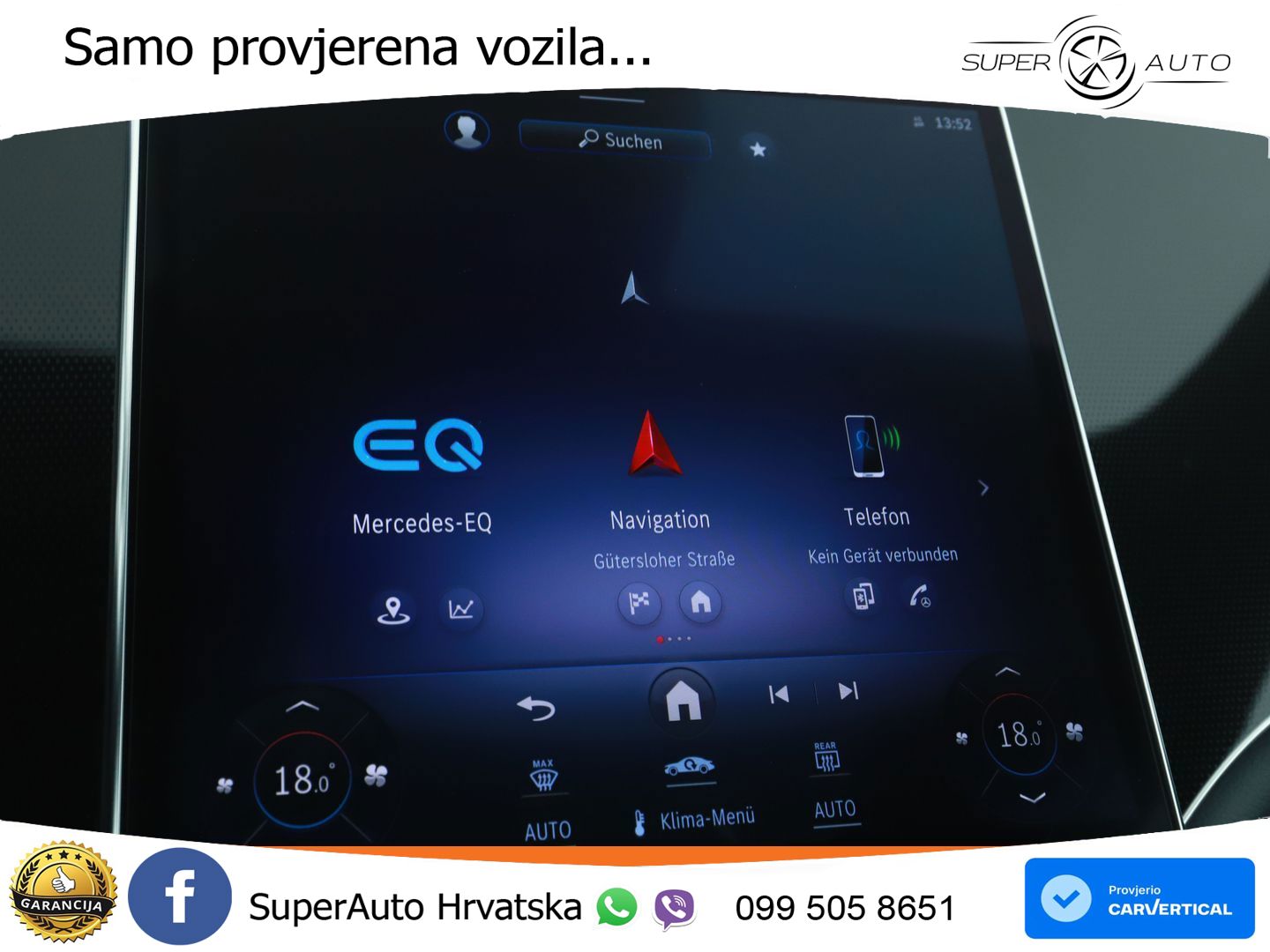 Mercedes EQE 350+ 105 kWh (292 KS)
