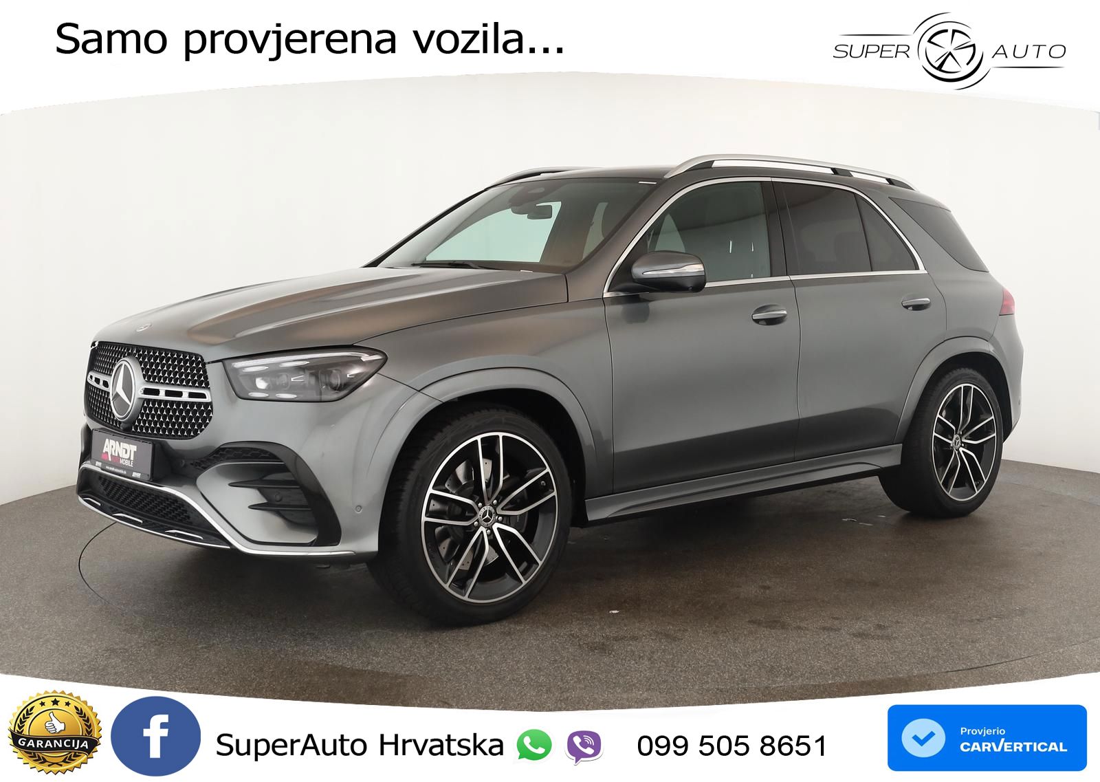 Mercedes GLE 450 3.0 (381 KS) EQ Boost 4MATIC 9G-TRONIC AMG LED+GR SJED+ACC