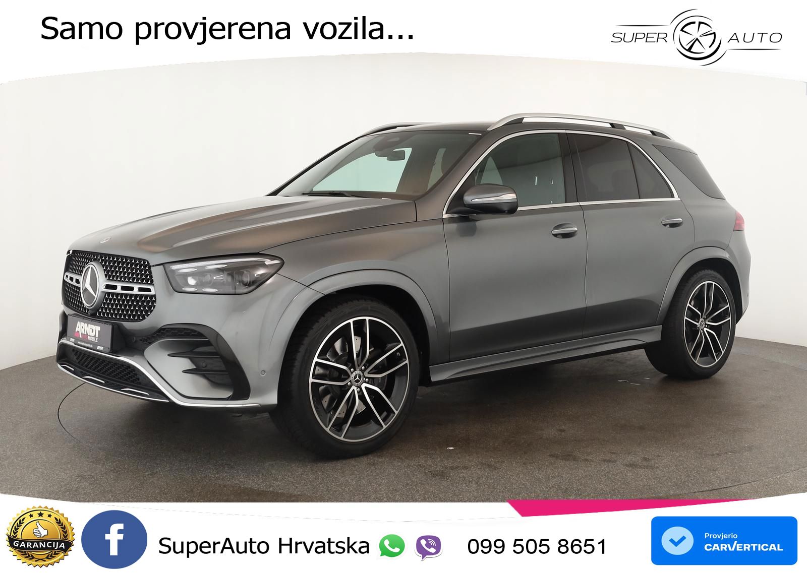 Mercedes GLE 450 3.0 (381 KS) EQ Boost 4MATIC 9G-TRONIC AMG LED+GR SJED+ACC