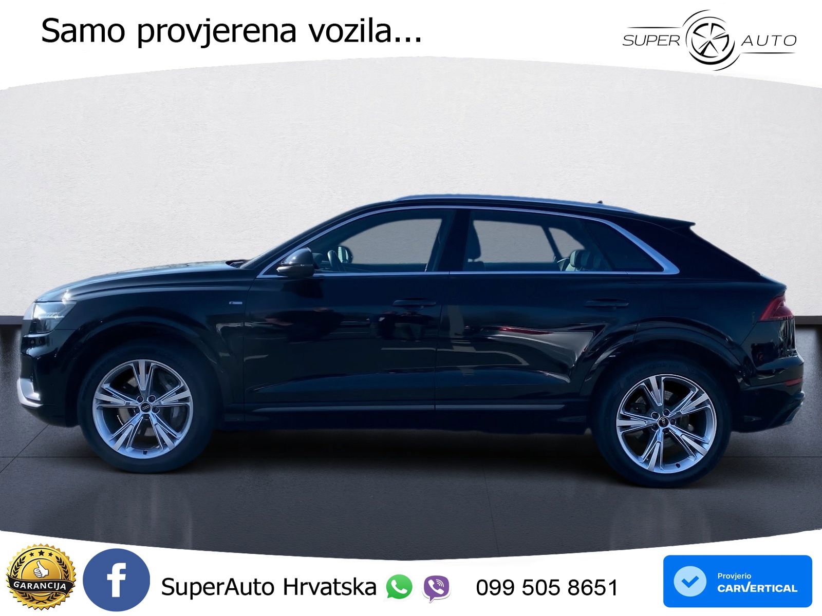 Audi Q8 55 TFSIe V6 (381 KS) quattro tiptronic S line LED+GR SJED+ACC
