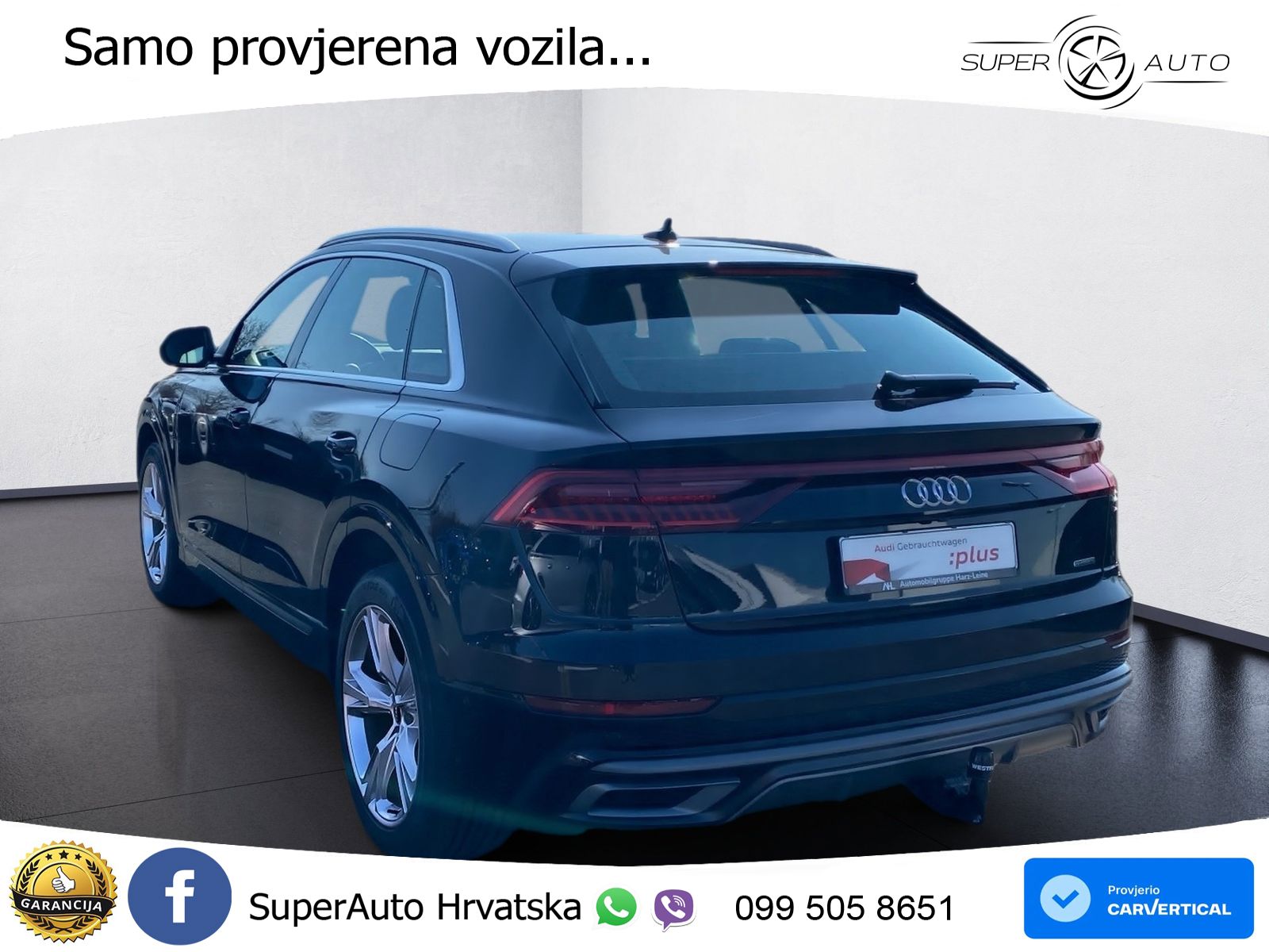 Audi Q8 55 TFSIe V6 (381 KS) quattro tiptronic S line LED+GR SJED+ACC