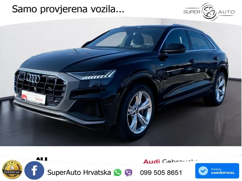 Audi Q8 55 TFSIe V6 (381 KS) quattro tiptronic S line LED+GR SJED+ACC