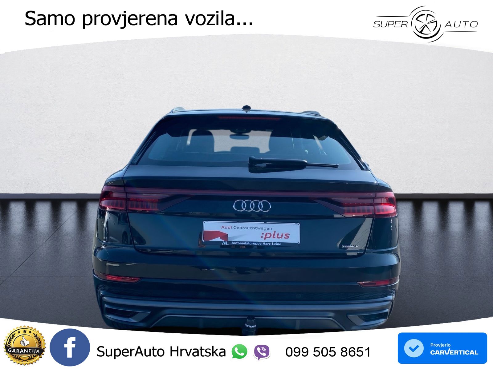 Audi Q8 55 TFSIe V6 (381 KS) quattro tiptronic S line LED+GR SJED+ACC