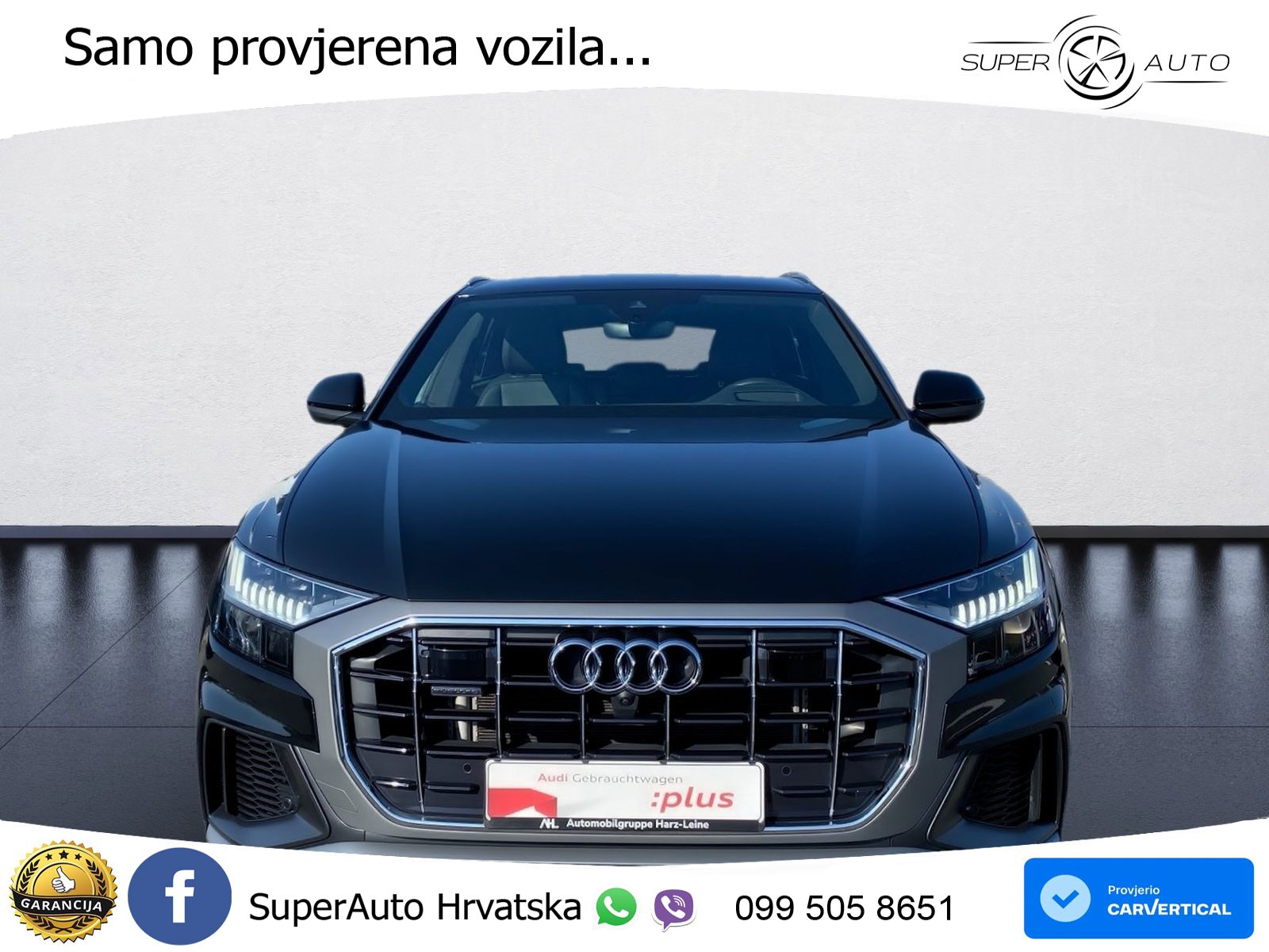 Audi Q8 55 TFSIe V6 (381 KS) quattro tiptronic S line LED+GR SJED+ACC