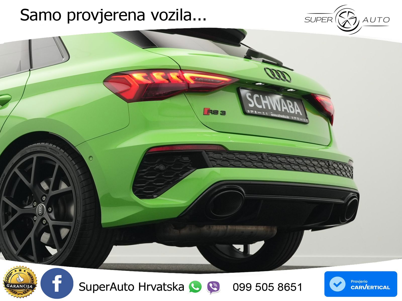 Audi RS3 Sedan 2.5 TFSI (400 KS) quattro S tronic LED+GR SJED+ACC
