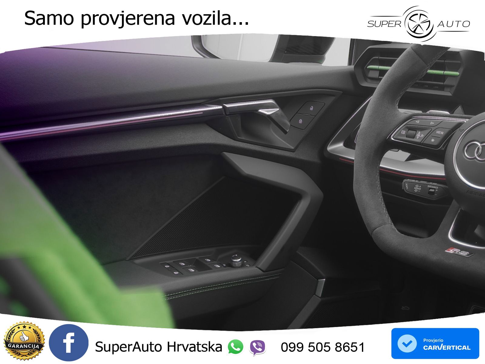 Audi RS3 Sedan 2.5 TFSI (400 KS) quattro S tronic LED+GR SJED+ACC