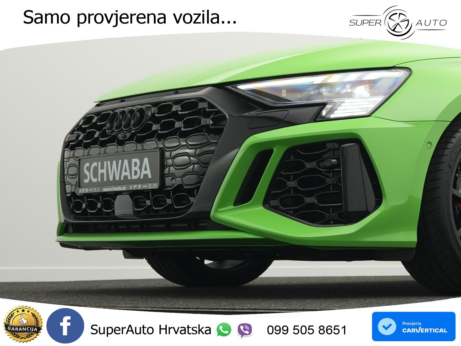 Audi RS3 Sedan 2.5 TFSI (400 KS) quattro S tronic LED+GR SJED+ACC
