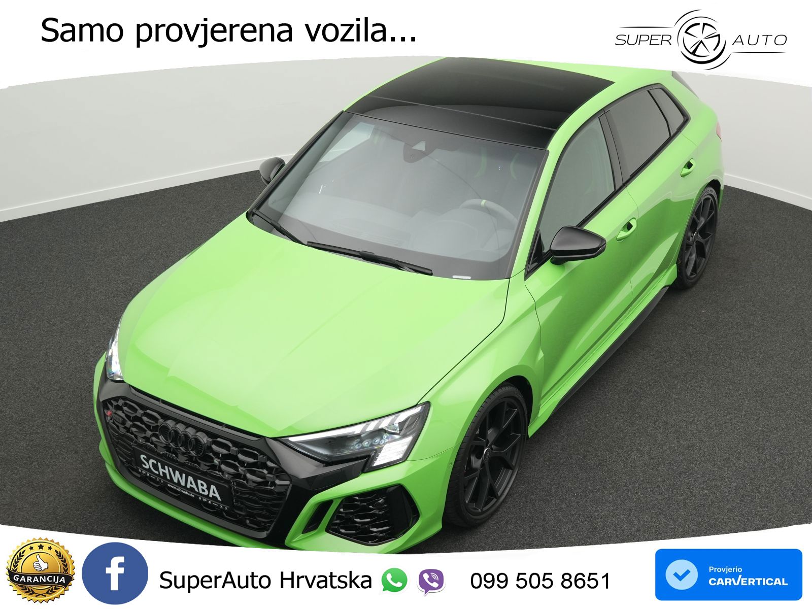 Audi RS3 Sedan 2.5 TFSI (400 KS) quattro S tronic LED+GR SJED+ACC