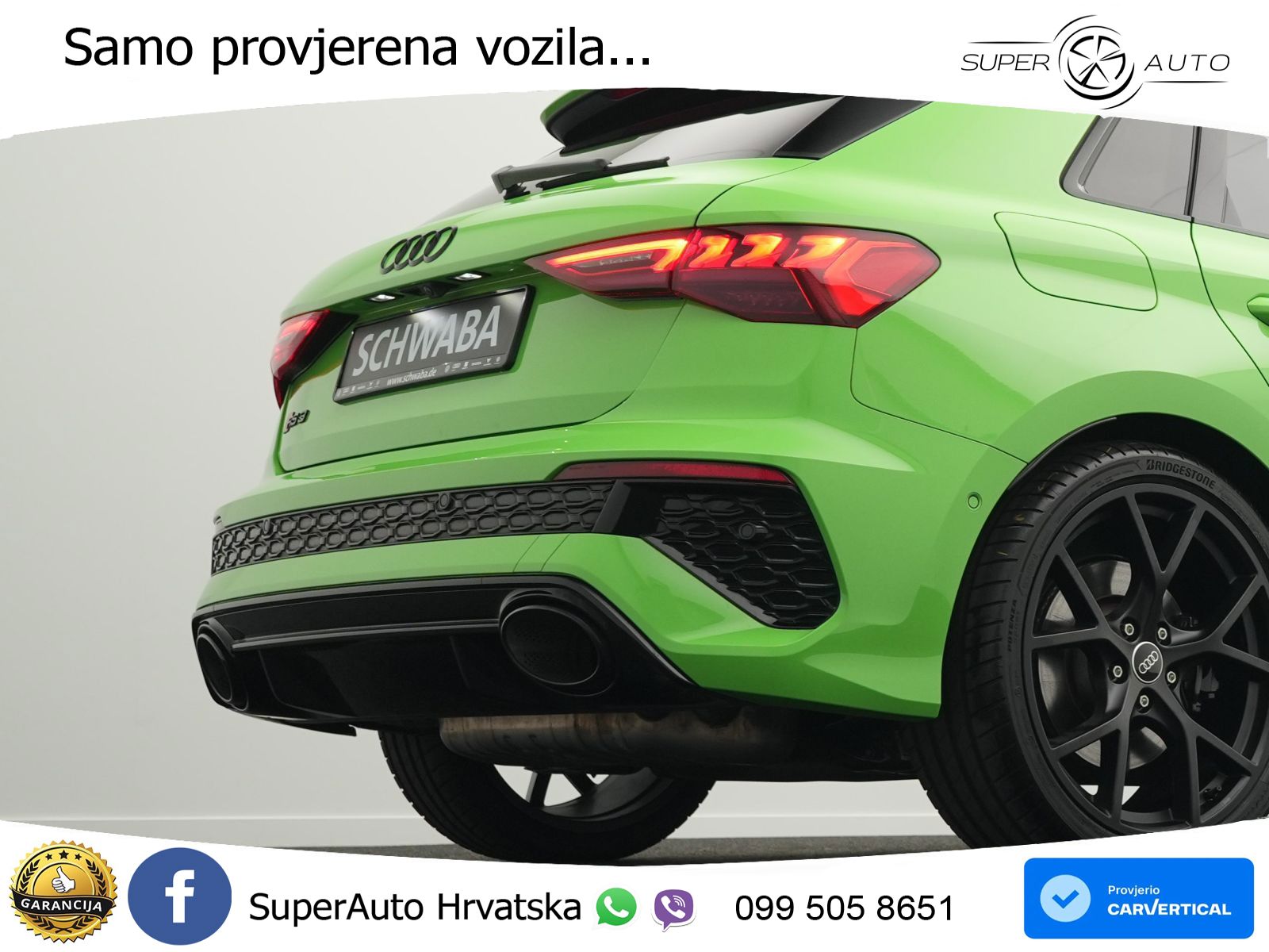 Audi RS3 Sedan 2.5 TFSI (400 KS) quattro S tronic LED+GR SJED+ACC