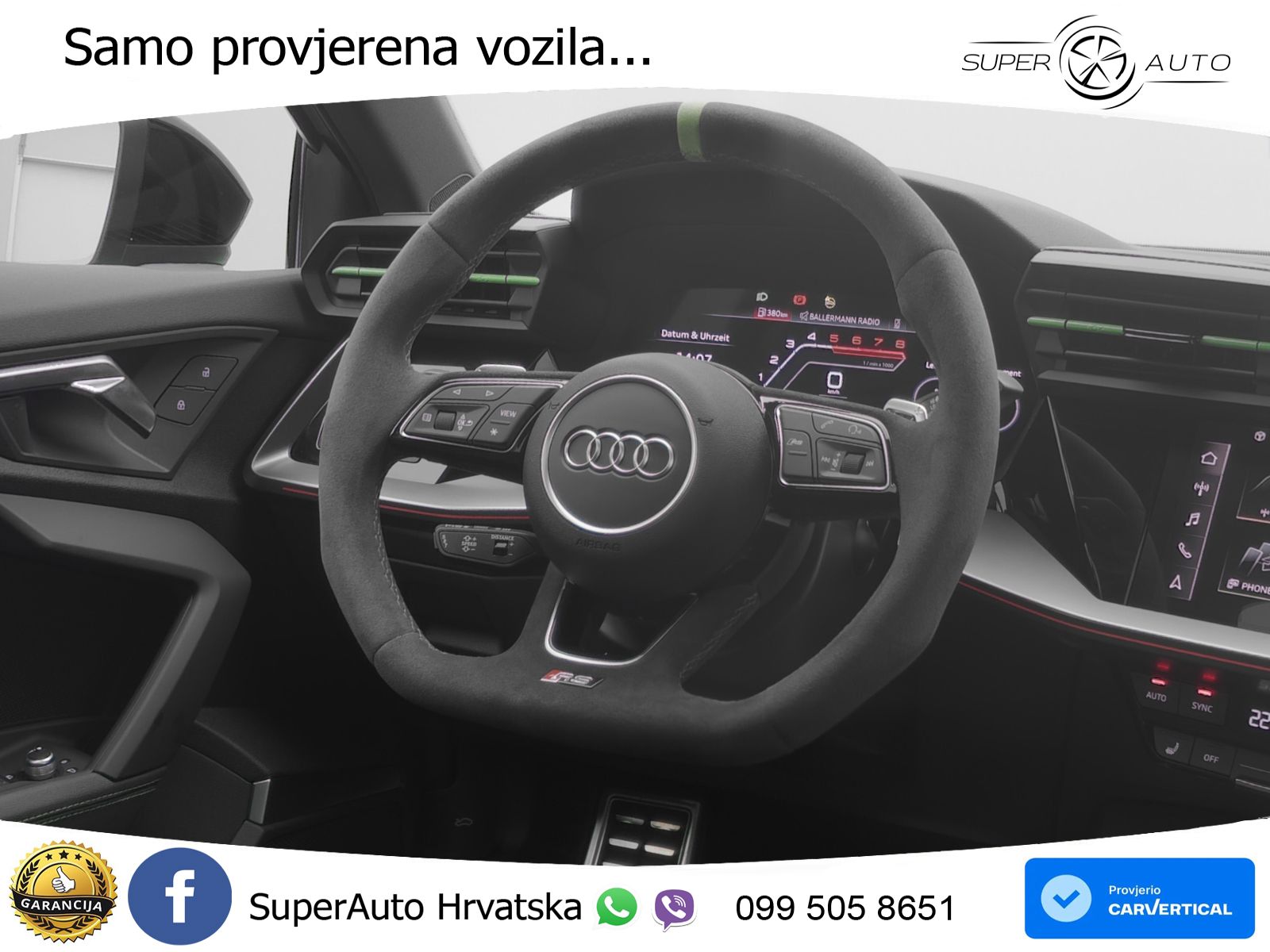 Audi RS3 Sedan 2.5 TFSI (400 KS) quattro S tronic LED+GR SJED+ACC
