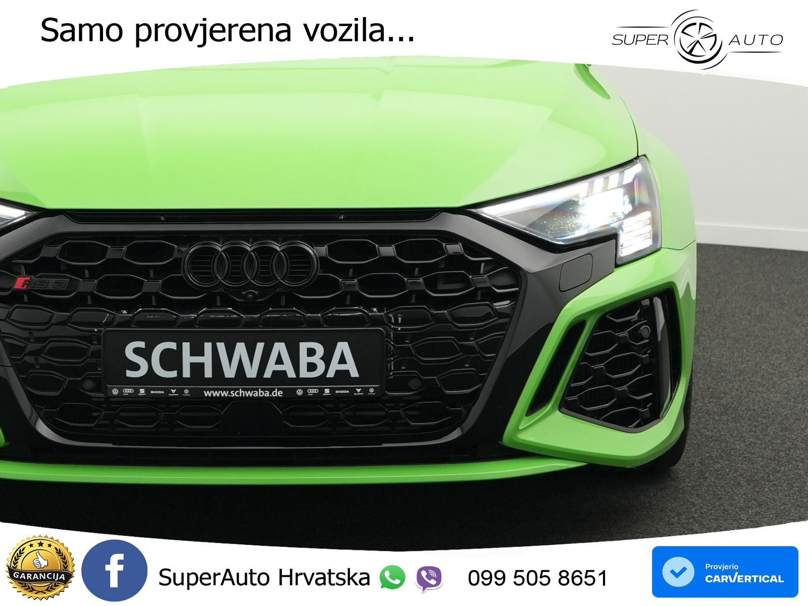 Audi RS3 Sedan 2.5 TFSI (400 KS) quattro S tronic LED+GR SJED+ACC