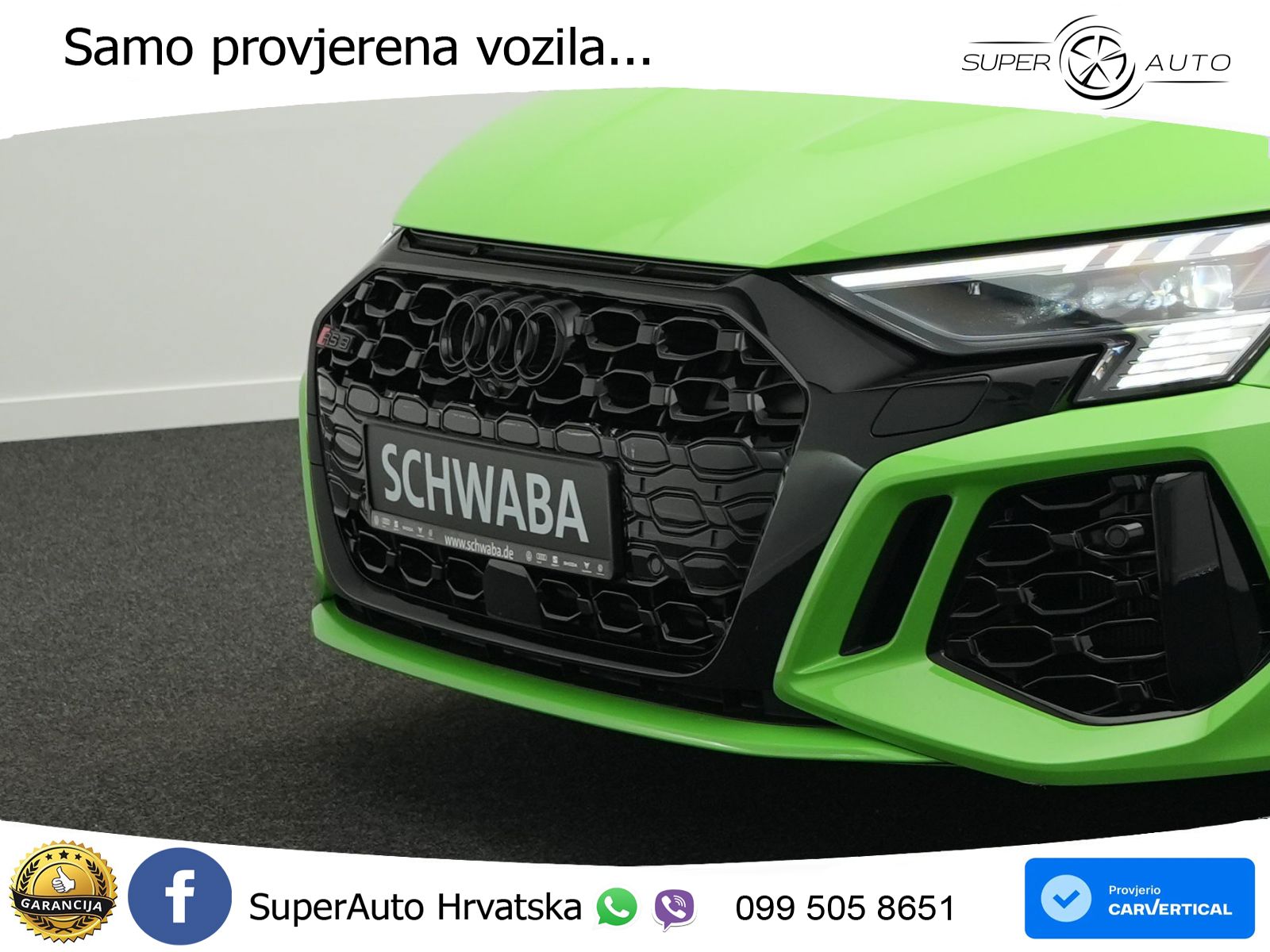 Audi RS3 Sedan 2.5 TFSI (400 KS) quattro S tronic LED+GR SJED+ACC