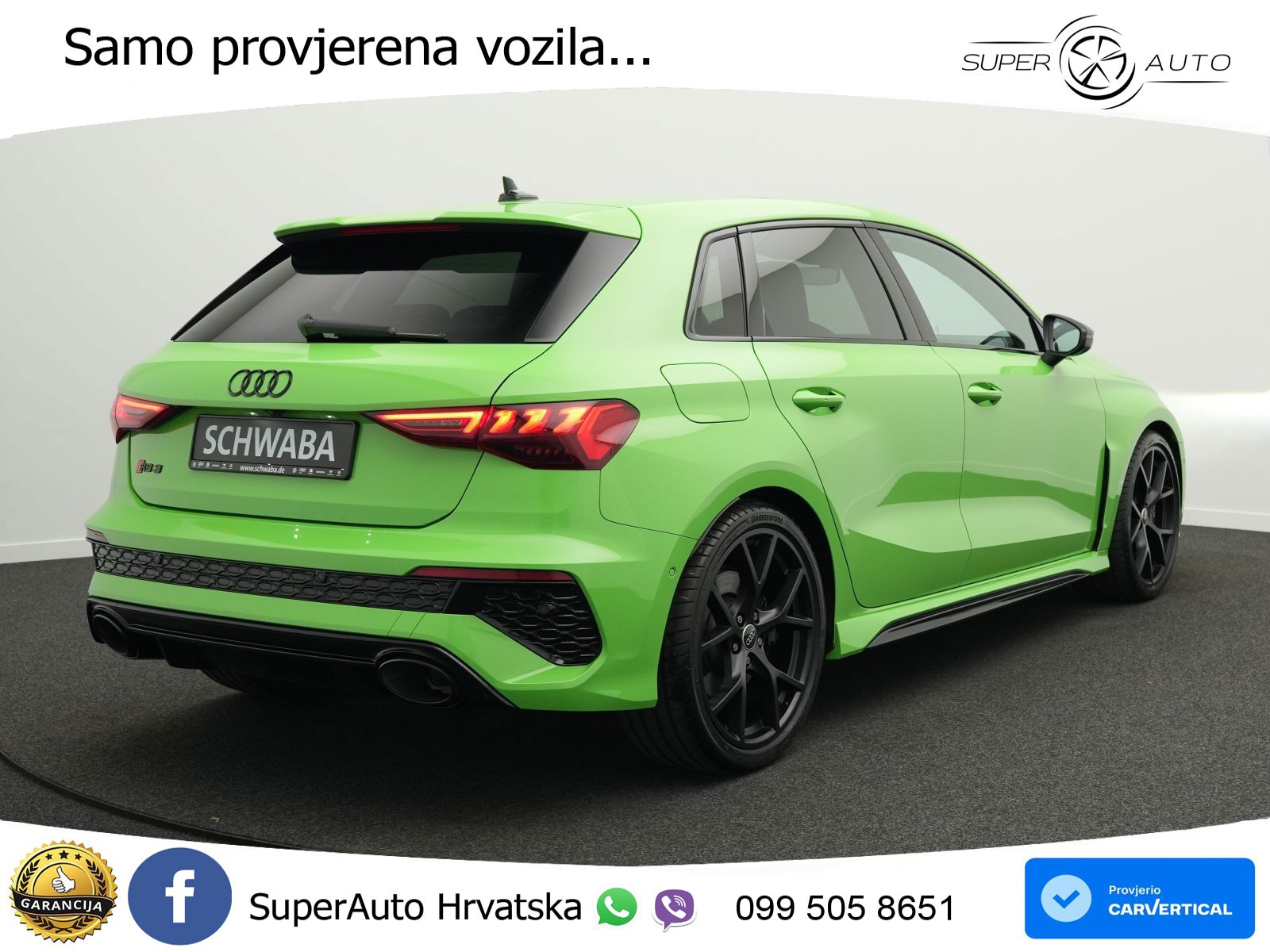 Audi RS3 Sedan 2.5 TFSI (400 KS) quattro S tronic LED+GR SJED+ACC