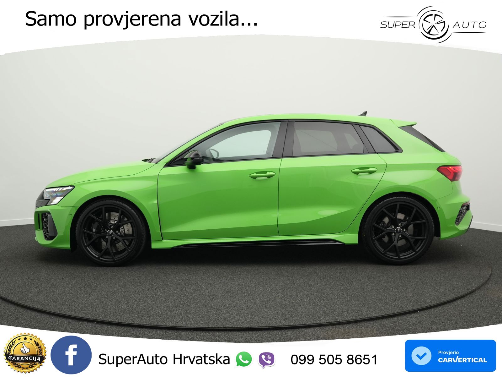 Audi RS3 Sedan 2.5 TFSI (400 KS) quattro S tronic LED+GR SJED+ACC