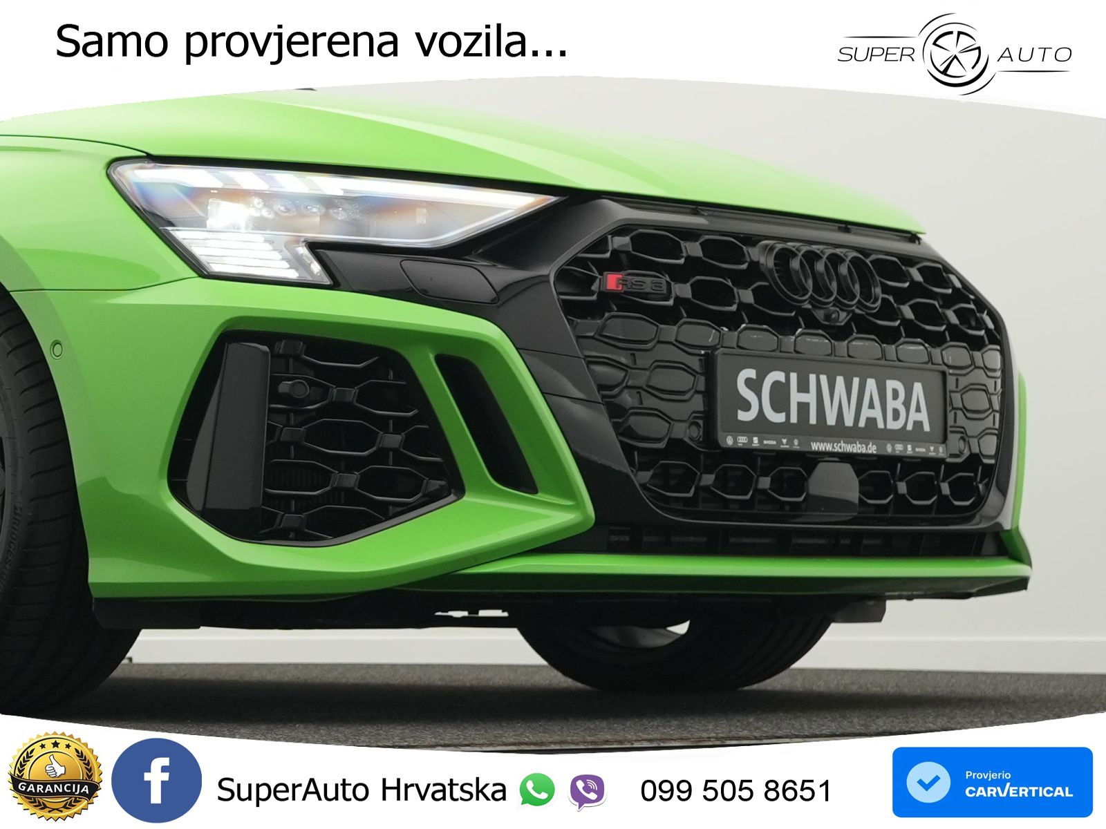Audi RS3 Sedan 2.5 TFSI (400 KS) quattro S tronic LED+GR SJED+ACC