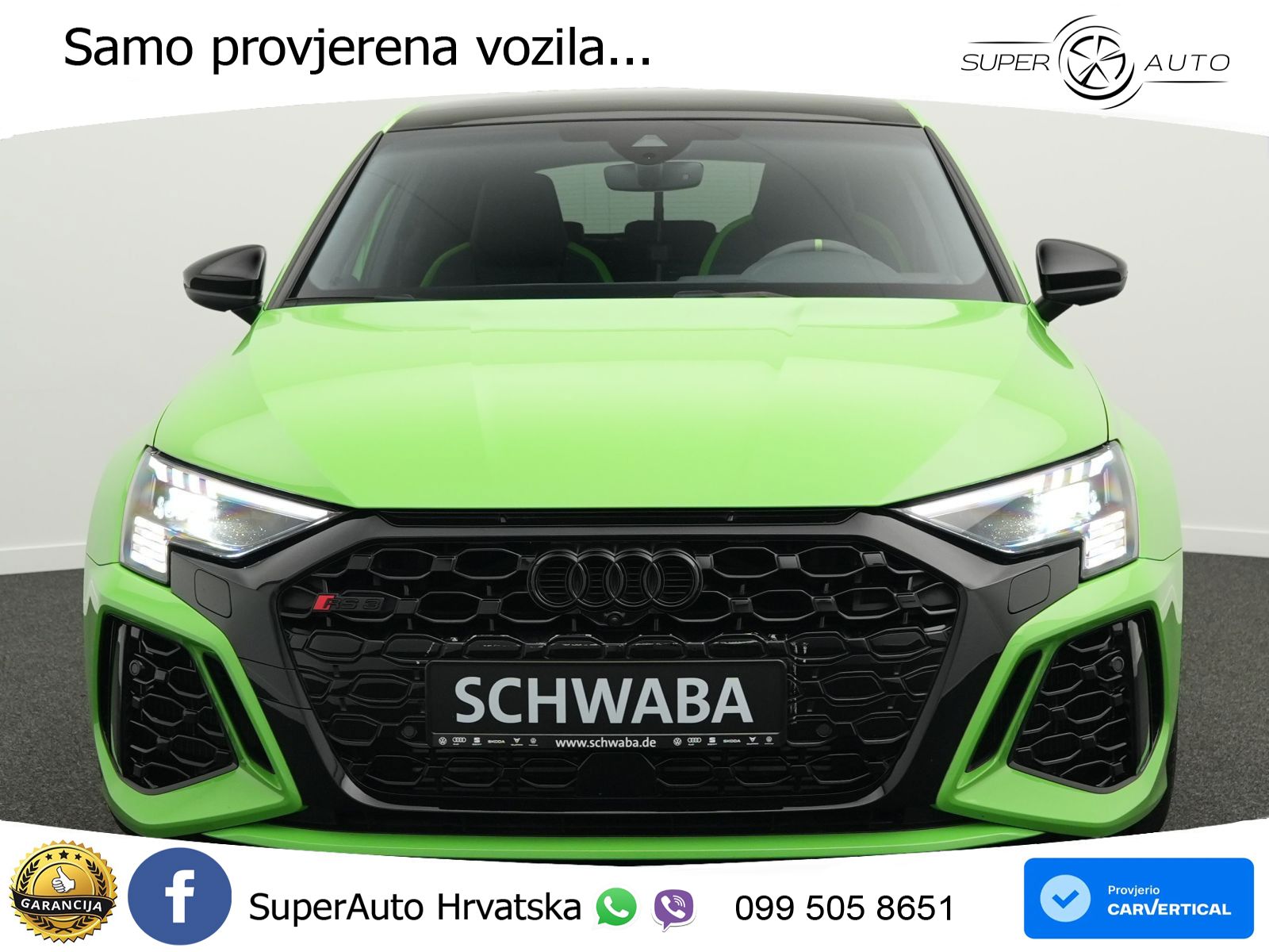 Audi RS3 Sedan 2.5 TFSI (400 KS) quattro S tronic LED+GR SJED+ACC