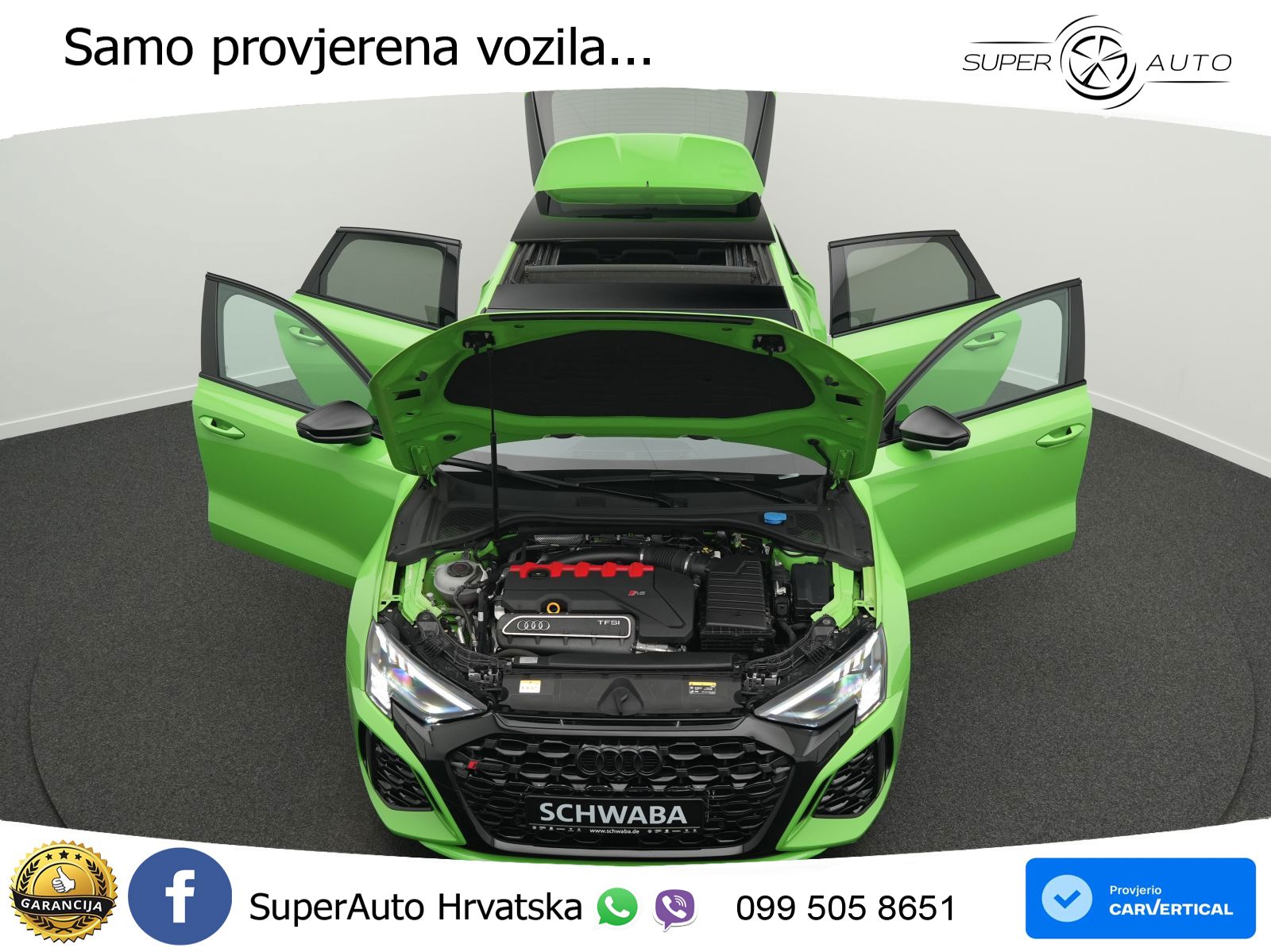 Audi RS3 Sedan 2.5 TFSI (400 KS) quattro S tronic LED+GR SJED+ACC