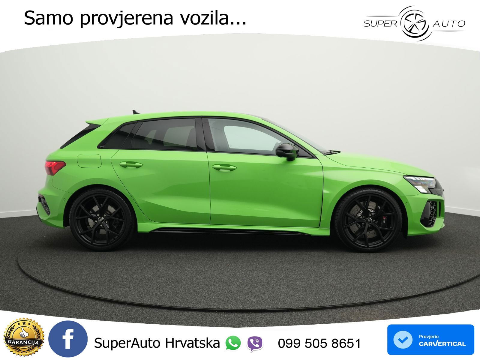 Audi RS3 Sedan 2.5 TFSI (400 KS) quattro S tronic LED+GR SJED+ACC