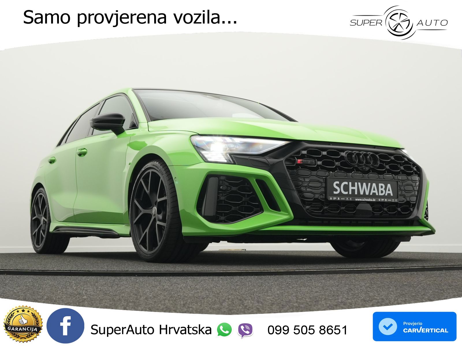 Audi RS3 Sedan 2.5 TFSI (400 KS) quattro S tronic LED+GR SJED+ACC