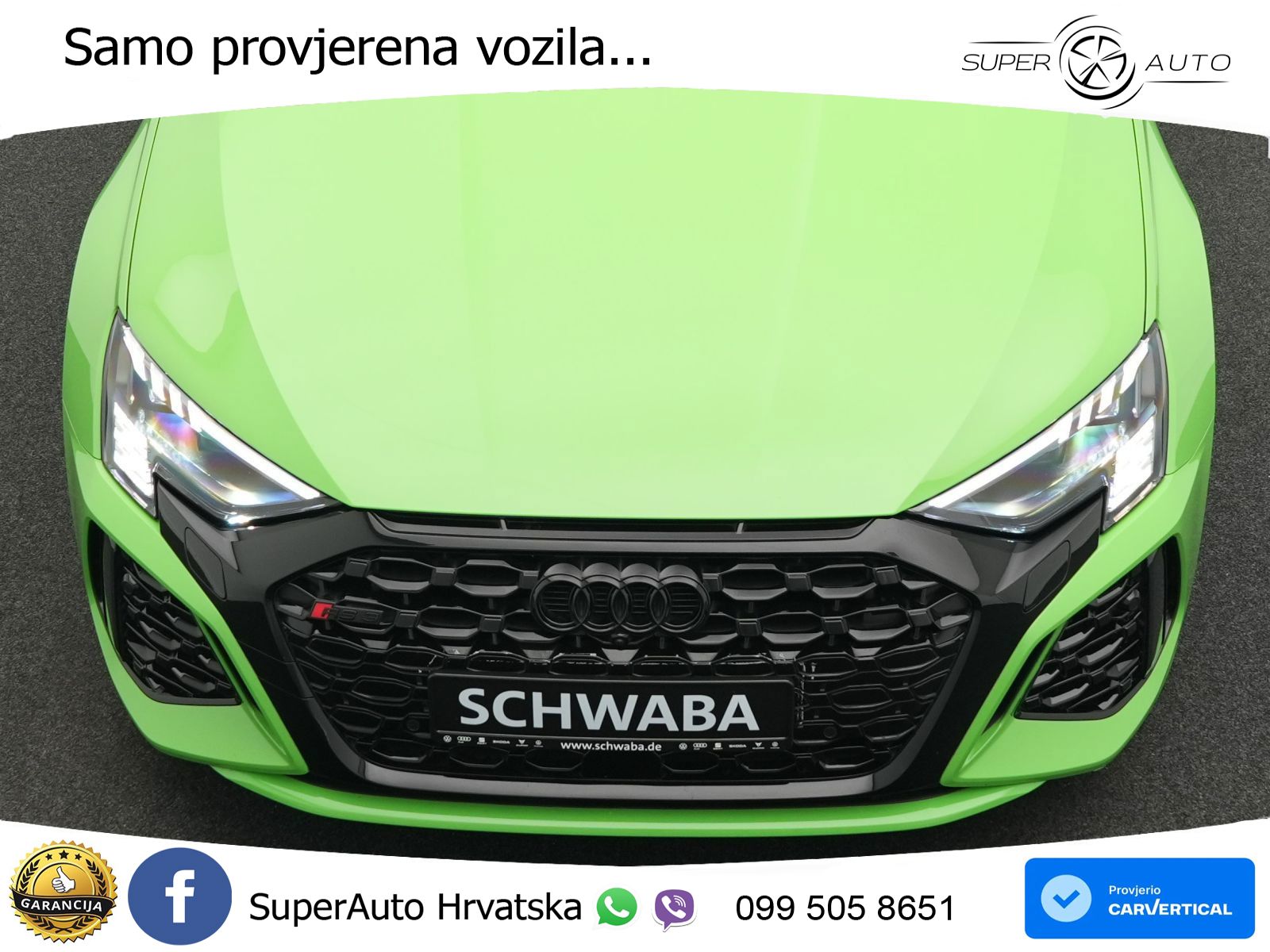 Audi RS3 Sedan 2.5 TFSI (400 KS) quattro S tronic LED+GR SJED+ACC