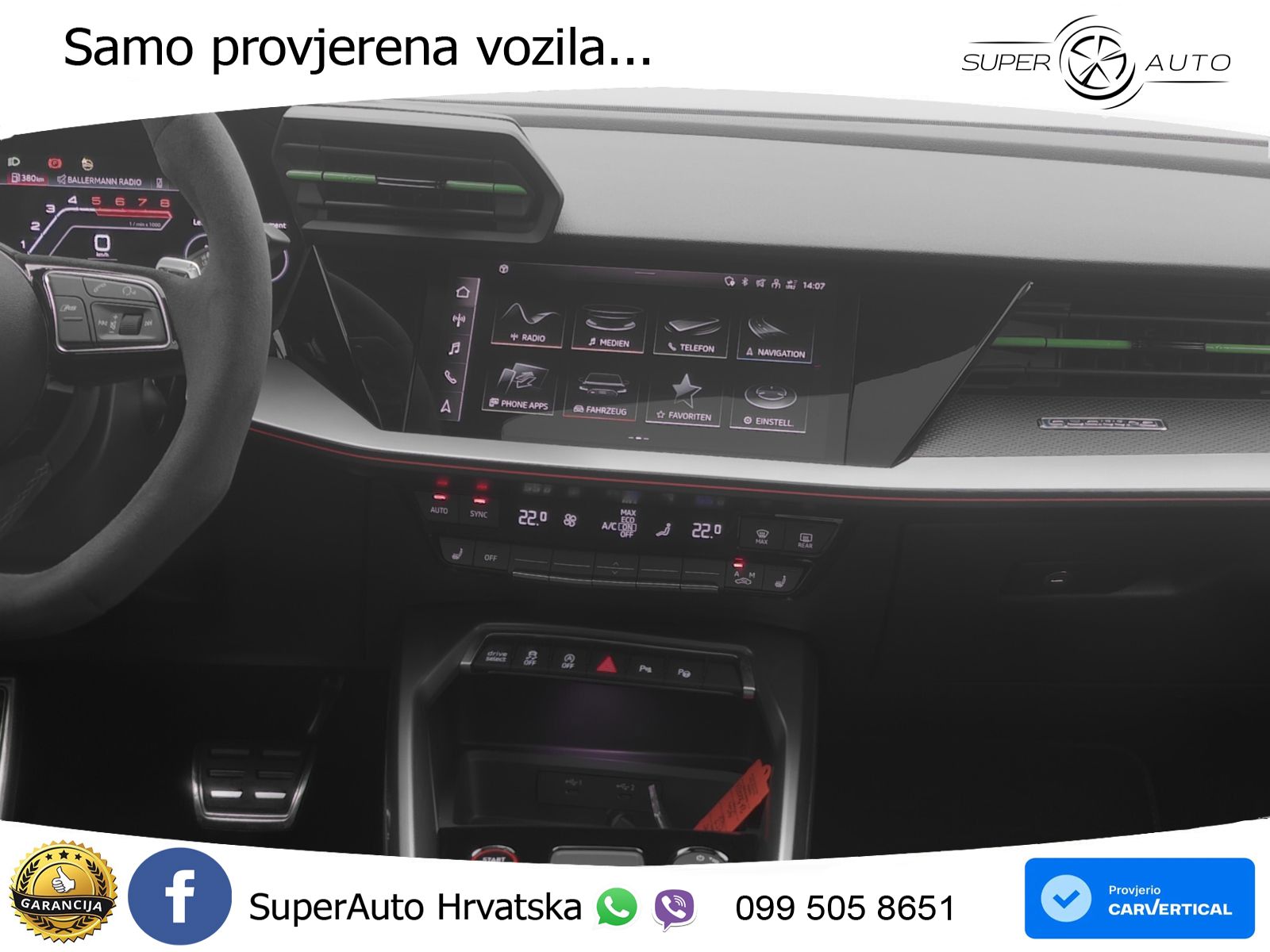 Audi RS3 Sedan 2.5 TFSI (400 KS) quattro S tronic LED+GR SJED+ACC