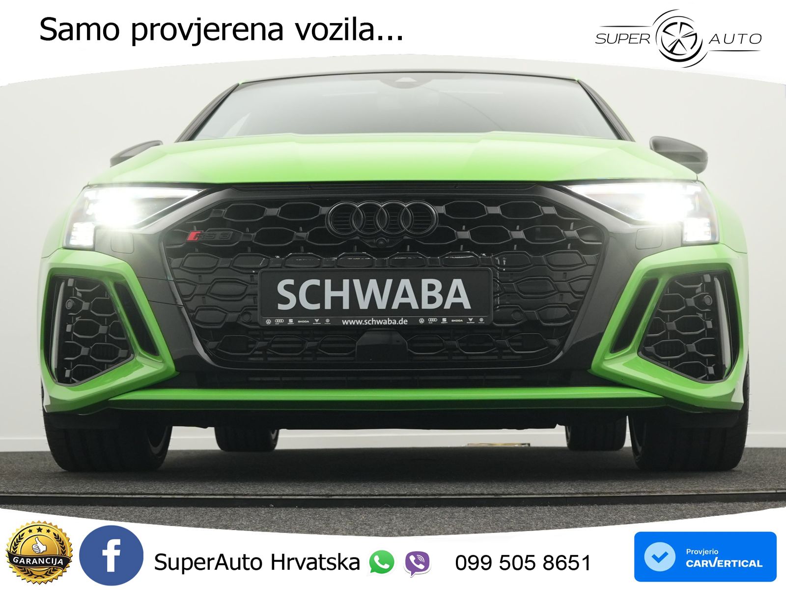 Audi RS3 Sedan 2.5 TFSI (400 KS) quattro S tronic LED+GR SJED+ACC