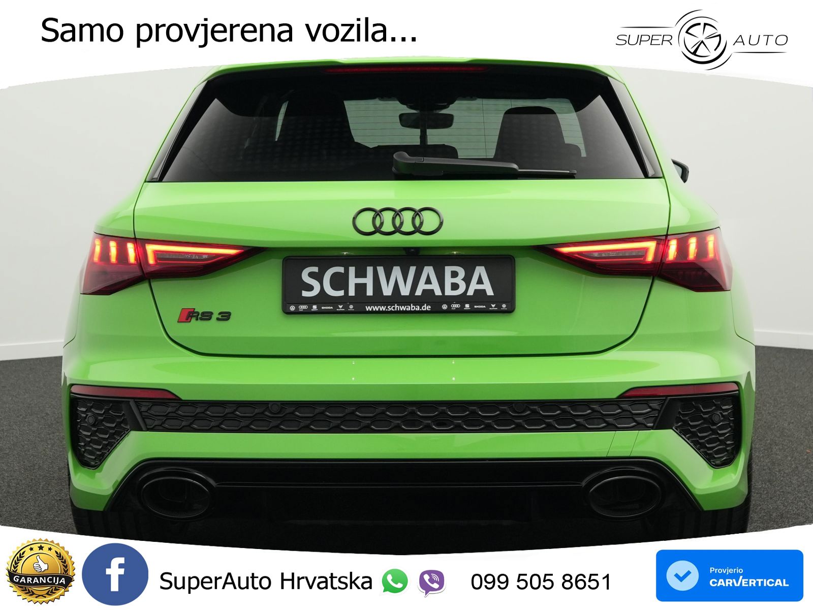 Audi RS3 Sedan 2.5 TFSI (400 KS) quattro S tronic LED+GR SJED+ACC
