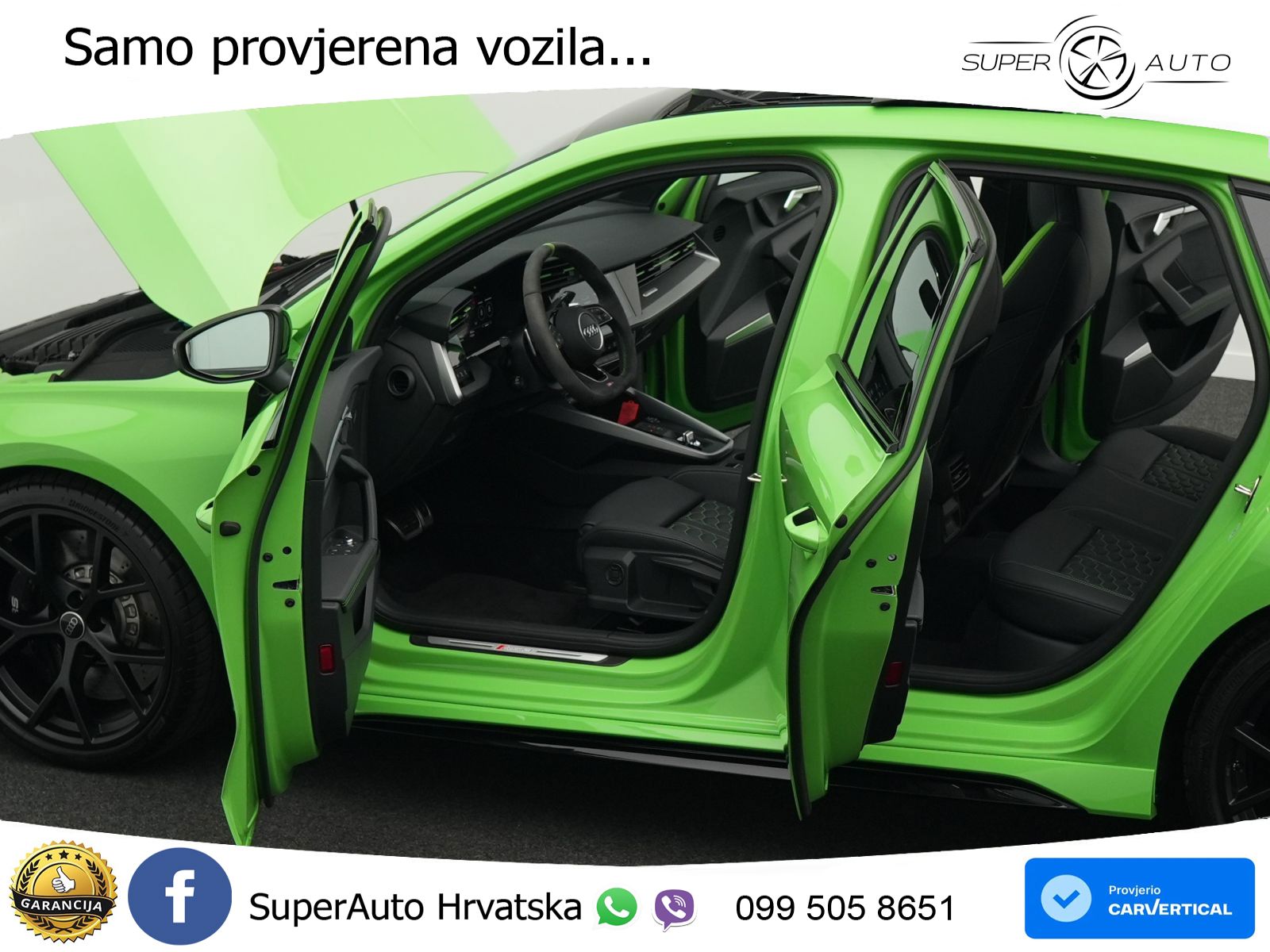 Audi RS3 Sedan 2.5 TFSI (400 KS) quattro S tronic LED+GR SJED+ACC