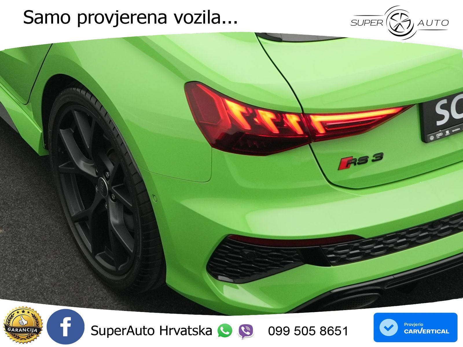 Audi RS3 Sedan 2.5 TFSI (400 KS) quattro S tronic LED+GR SJED+ACC