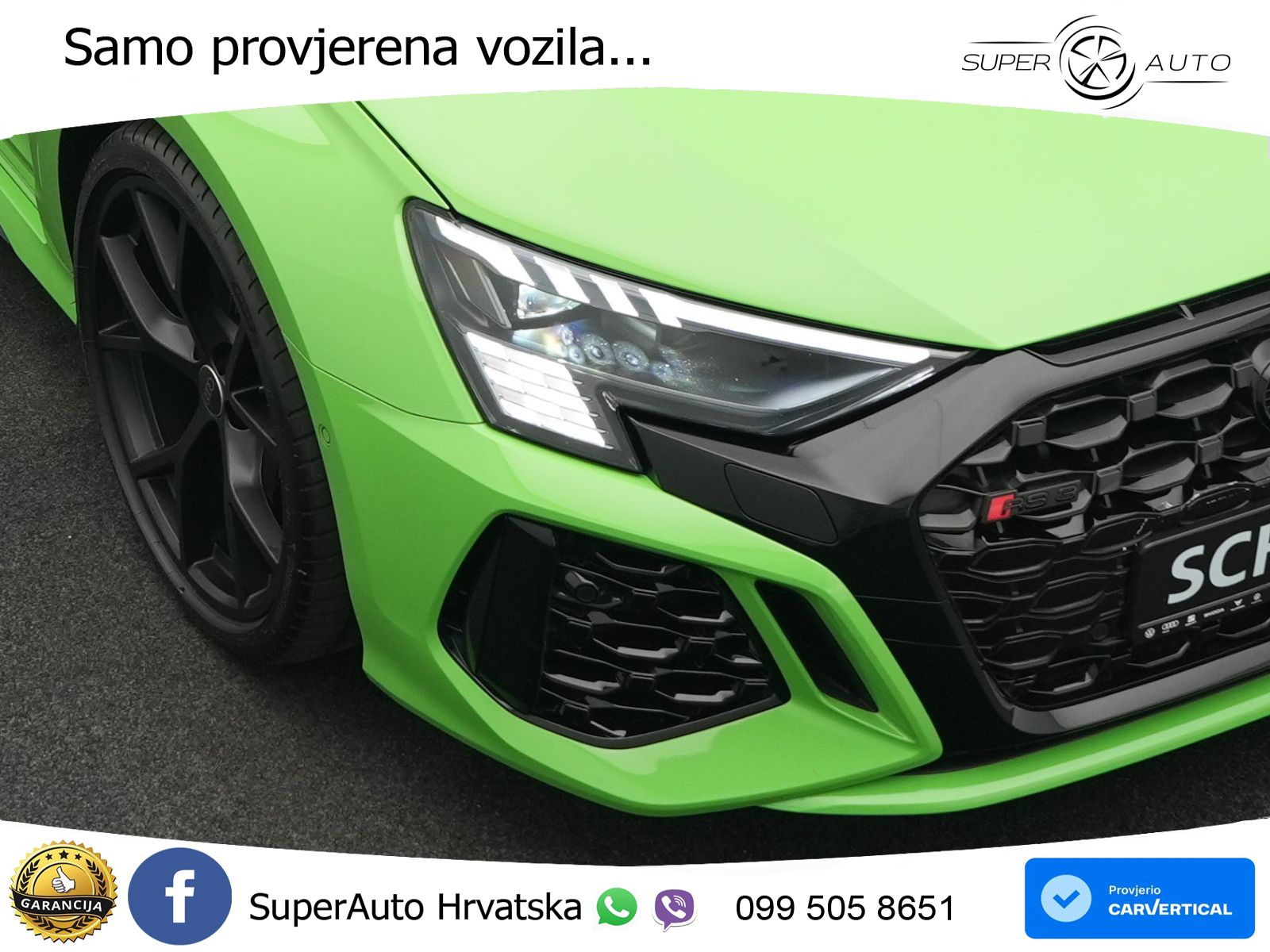 Audi RS3 Sedan 2.5 TFSI (400 KS) quattro S tronic LED+GR SJED+ACC