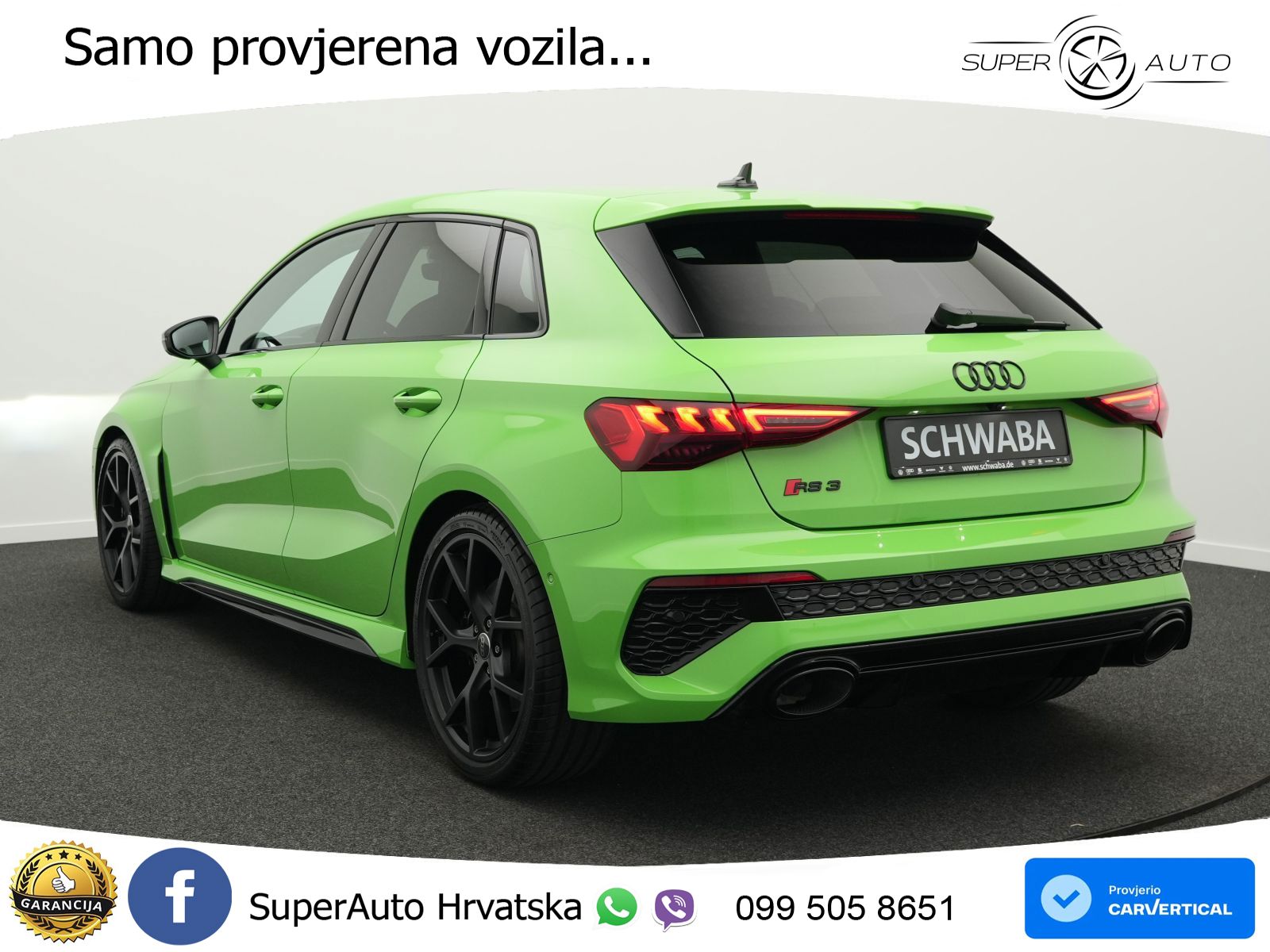 Audi RS3 Sedan 2.5 TFSI (400 KS) quattro S tronic LED+GR SJED+ACC